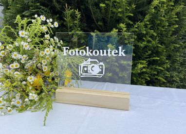 Plexi cedulka: Fotokoutek
