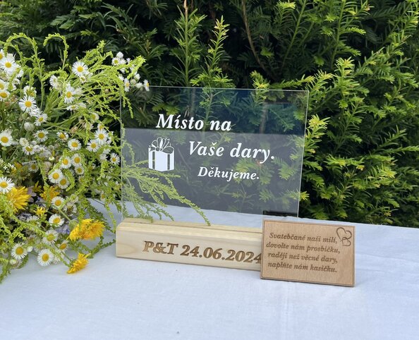 Dodatek ke svatebnímu oznámení: Tipy na dary