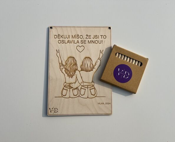 Poděkování za účast na oslavě narozenin